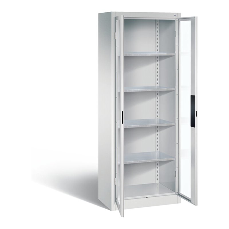 C+P Werkzeugschrank Acurado, H1950xB700xT400mm, Front Lichtgrau, Korpus Lichtgrau (8910-055)