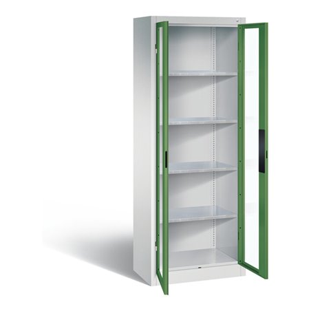 C+P Werkzeugschrank Acurado, H1950xB700xT400mm, Front Resedagrün, Korpus Lichtgrau (8910-055)