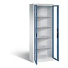C+P Werkzeugschrank Acurado, H1950xB700xT400mm, Front Fernblau, Korpus Lichtgrau (8910-055)