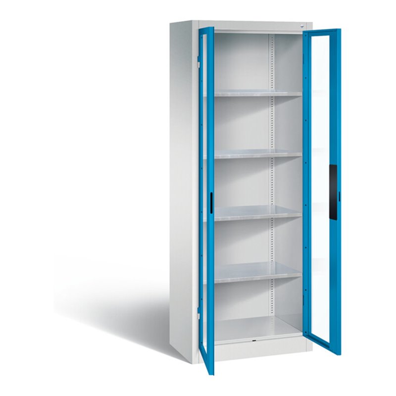 C+P Werkzeugschrank Acurado, H1950xB700xT400mm, Front Lichtblau, Korpus Lichtgrau (8910-055)