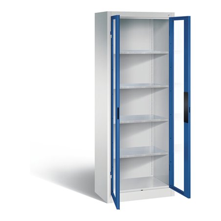C+P Werkzeugschrank Acurado, H1950xB700xT400mm, Front Enzianblau, Korpus Lichtgrau (8910-055)