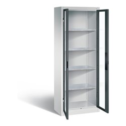 C+P Werkzeugschrank Acurado, H1950xB700xT400mm, Front Anthrazitgrau, Korpus Lichtgrau (8910-055)