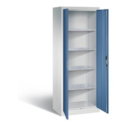 C+P Werkzeugschrank Acurado, H1950xB700xT500mm, Front Fernblau, Korpus Lichtgrau (8911-00)