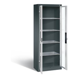 C+P Werkzeugschrank Acurado, H1950xB700xT400mm, Front Lichtgrau, Korpus Anthrazitgrau (8910-055)