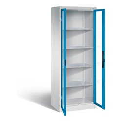 C+P Werkzeugschrank Acurado, H1950xB700xT500mm, Front Lichtblau, Korpus Lichtgrau (8911-055)