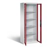 C+P Werkzeugschrank Acurado, H1950xB700xT500mm, Front Rubinrot, Korpus Lichtgrau (8911-055)