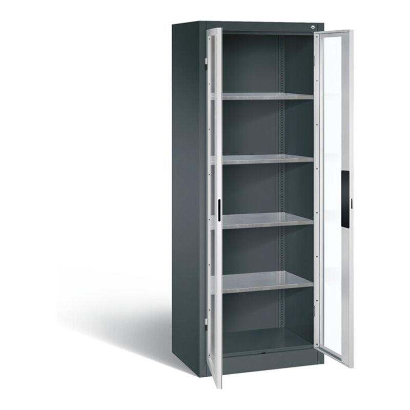 C+P Werkzeugschrank Acurado, H1950xB700xT500mm, Front Lichtgrau, Korpus Anthrazitgrau (8911-055)