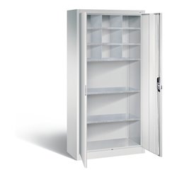 C+P Werkzeugschrank Acurado, H1950xB930xT400mm, Front Lichtgrau, Korpus Lichtgrau (8920-314)
