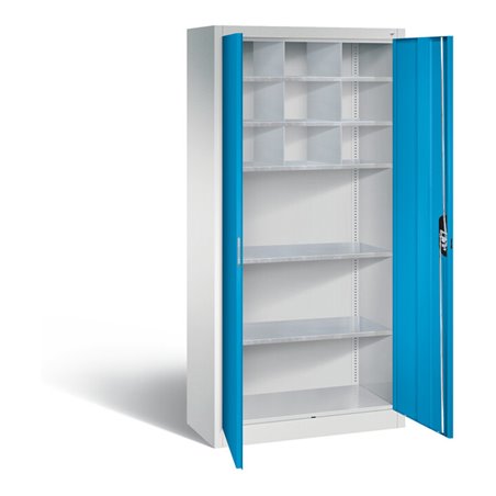 C+P Werkzeugschrank Acurado, H1950xB930xT400mm, Front Lichtblau, Korpus Lichtgrau (8920-314)
