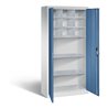 C+P Werkzeugschrank Acurado, H1950xB930xT400mm, Front Fernblau, Korpus Lichtgrau (8920-314)