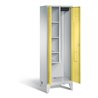 C+P Putzmittel-Spind Classic, H1850xB610xT500mm, Front Schwefelgelb, Korpus Lichtgrau (8110-00)