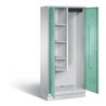 C+P Garderobenschrank Classic, H1800xB810xT500mm, Front Lichtgrün, Korpus Lichtgrau (8120-02)