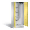 C+P Garderobenschrank Classic, H1800xB810xT500mm, Front Schwefelgelb, Korpus Lichtgrau (8120-02)
