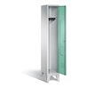 C+P Garderobenschrank Classic, H1850xB320xT500mm, Front Lichtgrün, Korpus Lichtgrau (8010-10)