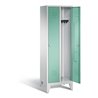 C+P Garderobenschrank Classic, H1850xB610xT500mm, Front Lichtgrün, Korpus Lichtgrau (8010-20)