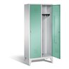 C+P Garderobenschrank Classic, H1850xB810xT500mm, Front Lichtgrün, Korpus Lichtgrau (8010-22)