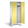 C+P Garderobenschrank Classic, H1850xB810xT500mm, Front Schwefelgelb, Korpus Lichtgrau (8010-22)