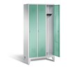 C+P Garderobenschrank Classic, H1850xB900xT500mm, Front Lichtgrün, Korpus Lichtgrau (8010-30)