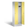 C+P Garderobenschrank Classic, H1800xB610xT500mm, Front Schwefelgelb, Korpus Lichtgrau (8020-20)