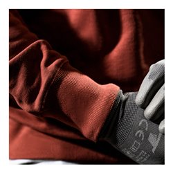 STIER Oversized Zip Sweater Functional Pocket organic cotton