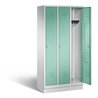 C+P Garderobenschrank Classic, H1800xB900xT500mm, Front Lichtgrün, Korpus Lichtgrau (8020-30)