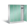 C+P Garderobenschrank Classic, H1800xB1590xT500mm, Front Lichtgrün, Korpus Lichtgrau (8020-42)