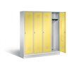 C+P Garderobenschrank Classic, H1800xB1590xT500mm, Front Schwefelgelb, Korpus Lichtgrau (8020-42)
