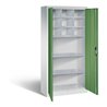 C+P Werkzeugschrank Acurado, H1950xB930xT400mm, Front Resedagrün, Korpus Lichtgrau (8920-314)