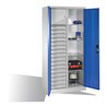 C+P Werkzeugschrank Acurado, H1950xB930xT500mm, Front Lichtblau, Korpus Lichtgrau (8921-301)
