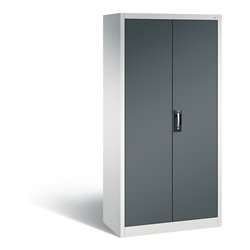 C+P Werkzeugschrank Acurado, H1950xB930xT500mm, Front Anthrazitgrau, Korpus Lichtgrau (8921-301)