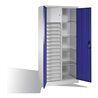 C+P Werkzeugschrank Acurado, H1950xB930xT500mm, Front Enzianblau, Korpus Lichtgrau (8921-301)