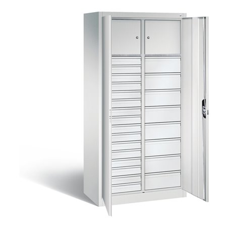 C+P Werkzeugschrank Acurado, H1950xB930xT500mm, Front Lichtgrau, Korpus Lichtgrau (8921-302)