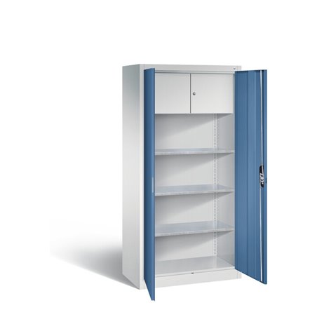 C+P Werkzeugschrank Acurado, H1950xB930xT500mm, Front Fernblau, Korpus Lichtgrau (8921-313)