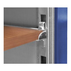 VARIOfit Etagenwagen fest verschweißt Stahlblechwände 4 Etagenböden