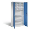 C+P Werkzeugschrank Acurado, H1950xB930xT500mm, Front Enzianblau, Korpus Lichtgrau (8921-314)