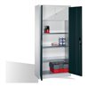 C+P Werkzeugschrank Acurado, H1950xB930xT500mm, Front Anthrazitgrau, Korpus Lichtgrau (8921-313)