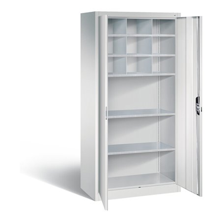 C+P Werkzeugschrank Acurado, H1950xB930xT500mm, Front Lichtgrau, Korpus Lichtgrau (8921-314)