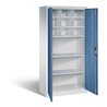 C+P Werkzeugschrank Acurado, H1950xB930xT500mm, Front Fernblau, Korpus Lichtgrau (8921-314)