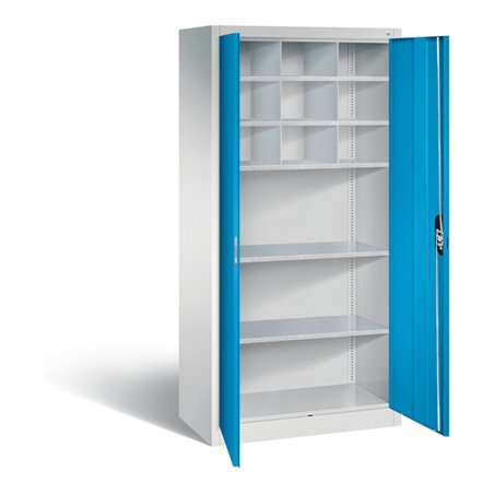 C+P Werkzeugschrank Acurado, H1950xB930xT500mm, Front Lichtblau, Korpus Lichtgrau (8921-314)