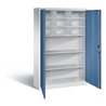 C+P Werkzeugschrank Acurado, H1950xB1200xT400mm, Front Fernblau, Korpus Lichtgrau (8930-314)