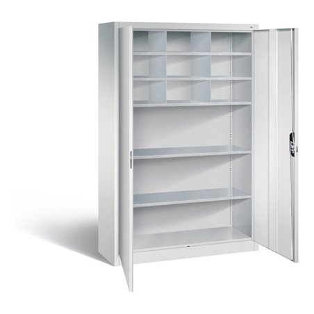 C+P Werkzeugschrank Acurado, H1950xB1200xT400mm, Front Lichtgrau, Korpus Lichtgrau (8930-314)