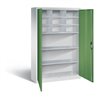 C+P Werkzeugschrank Acurado, H1950xB1200xT400mm, Front Resedagrün, Korpus Lichtgrau (8930-314)