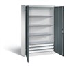 C+P Werkzeugschrank Acurado, H1950xB1200xT400mm, Front Anthrazitgrau, Korpus Lichtgrau (8930-503)