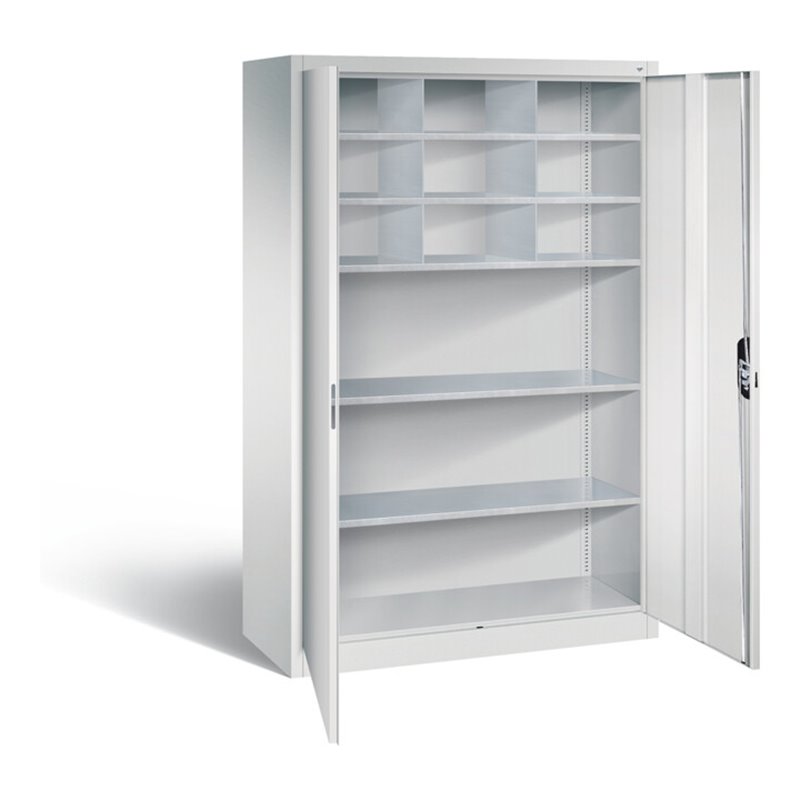 C+P Werkzeugschrank Acurado, H1950xB1200xT500mm, Front Lichtgrau, Korpus Lichtgrau (8931-314)
