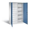 C+P Werkzeugschrank Acurado, H1950xB1200xT500mm, Front Fernblau, Korpus Lichtgrau (8931-306)