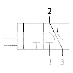 Riegler Kugelhahn 3/2-Wege »multifix«, abschließbar, BG 1, G 3/8