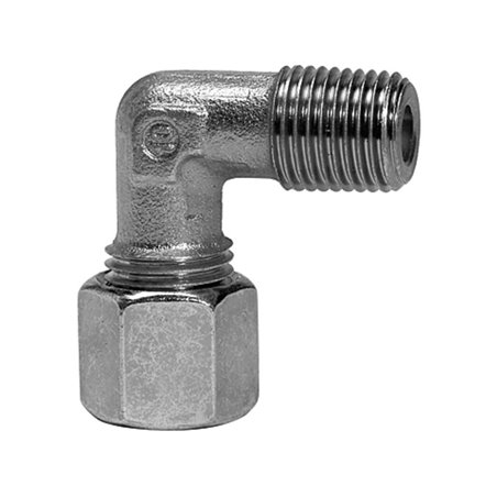 Riegler Winkel-Einschraubverschraubung, R 1 a., Rohr-Ã˜ 28, Stahl verz.