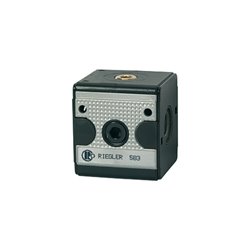 Riegler Verteiler  »multifix «, breite Ausführung, BG 3, G 3/4, 4 Abgänge