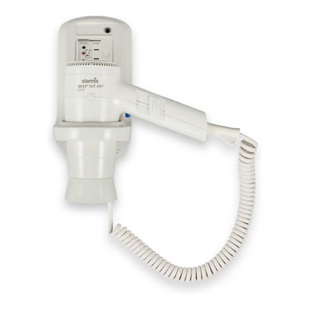 Starmix Hand-Haartrockner mit Wandhalter Kunststoff weiß, 012940