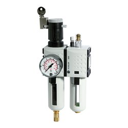 Riegler Wartungseinheit 2-tlg. »FUTURA«, PC, BG 2, G 3/8, 0,5 - 8 bar, VA